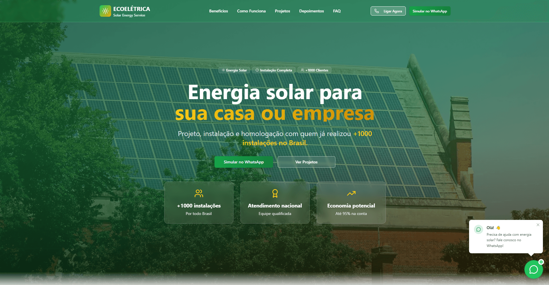 EcoElétrica — Energia Solar